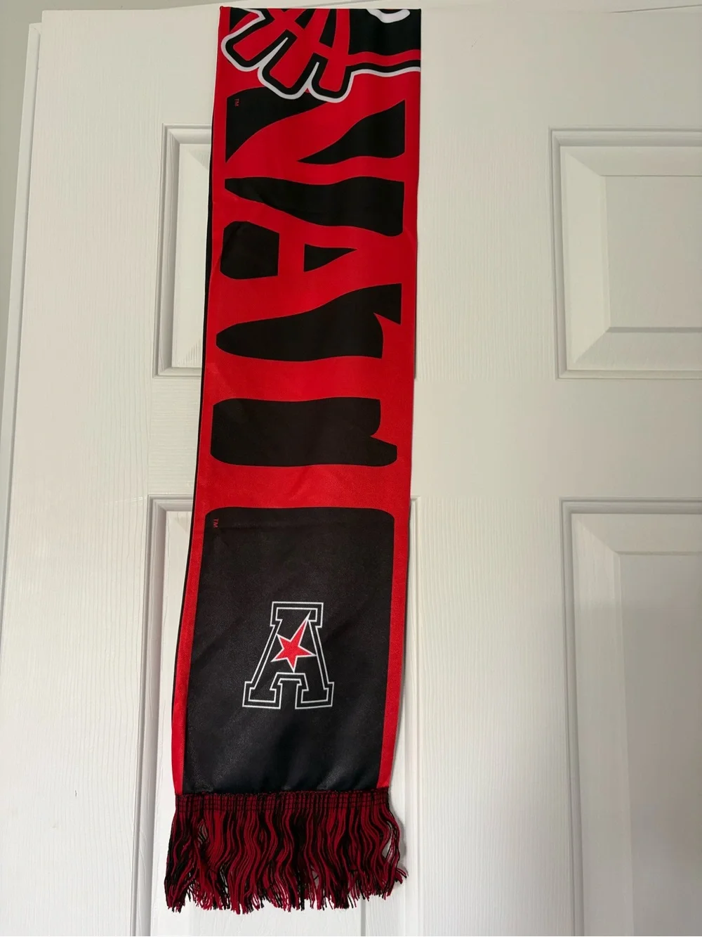 Red University of Cincinnati Soccer Scarf